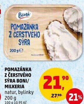 Pomazánka z čerstvého sýra Boni