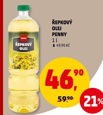 Řepkový olej Penny