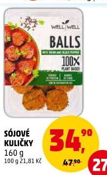 Sojové kuličky Well Well