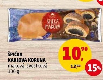 Špička s náplní Karlova Koruna