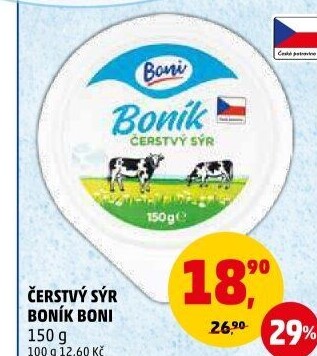Sýr čerstvý Boník Boni