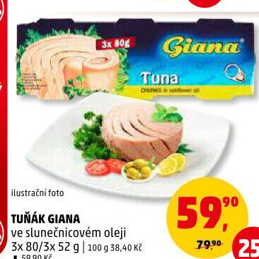 Tuňák v oleji Giana