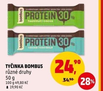 Tyčinka Bombus Protein 30%