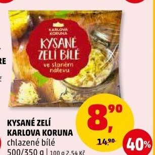 Zelí bílé kysané Karlova Koruna