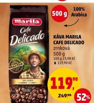 Zrnková káva Delicado Marila