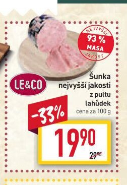 Šunka nejvyšší jakosti