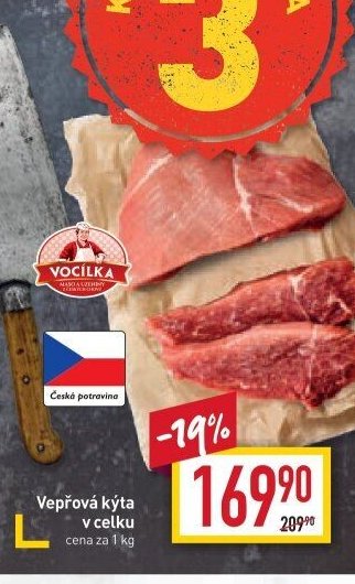Vepřová kýta v celku