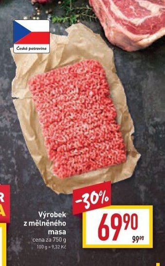 Výrobek z mělněného masa