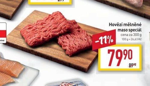 Hovězí mělněné maso speciál