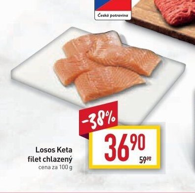 Losos Keta filet chlazený