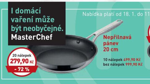 Nepřilnavá pánev 20 cm