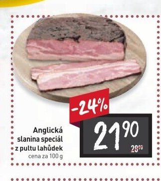 Anglická slanina speciál