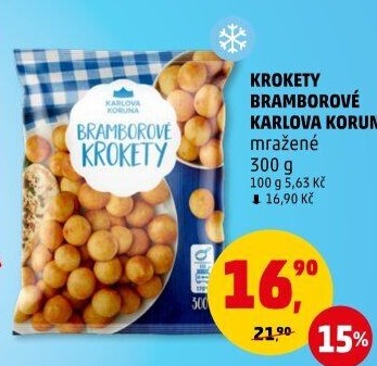 Krokety mražené Karlova Koruna