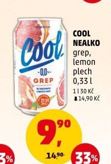 Nealkoholické pivo ochucené Staropramen Cool