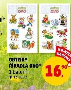 Obtisky na vajíčka Ovo