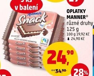 Oplatky Snack Manner