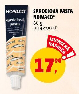 Pasta sardelová Nowaco