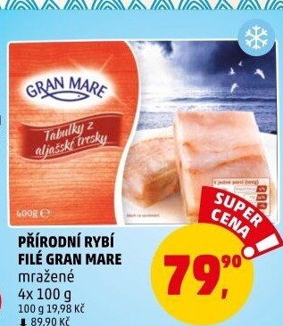 Rybí filé mražené Gran Mare