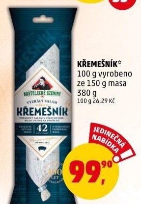 Salám Křemešník kostelecký Kostelecké uzeniny