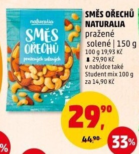 Směs pražených ořechů Naturalia