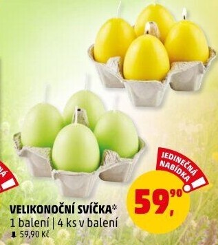 Svíčky velikonoční