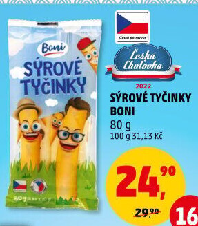 Sýrové tyčinky pro děti Boni