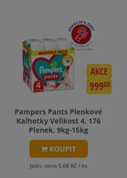 Pampers Pants Plenkové Kalhotky Velikost 4