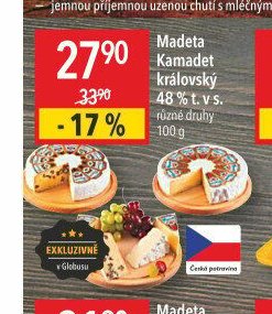 Madeta Kamadet královský 48 % t. v s.