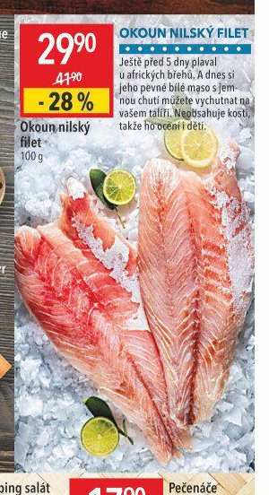 Okoun nilský filet