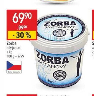 Zorba bílý jogurt