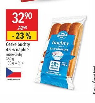 České buchty 45 % náplně