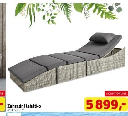 Zahradní lehátko - ASKO akcniletaky.com