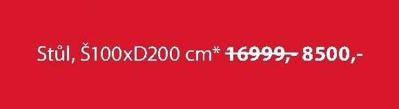 Stůl, Š100xD200 cm - Jysk akcniletaky.com