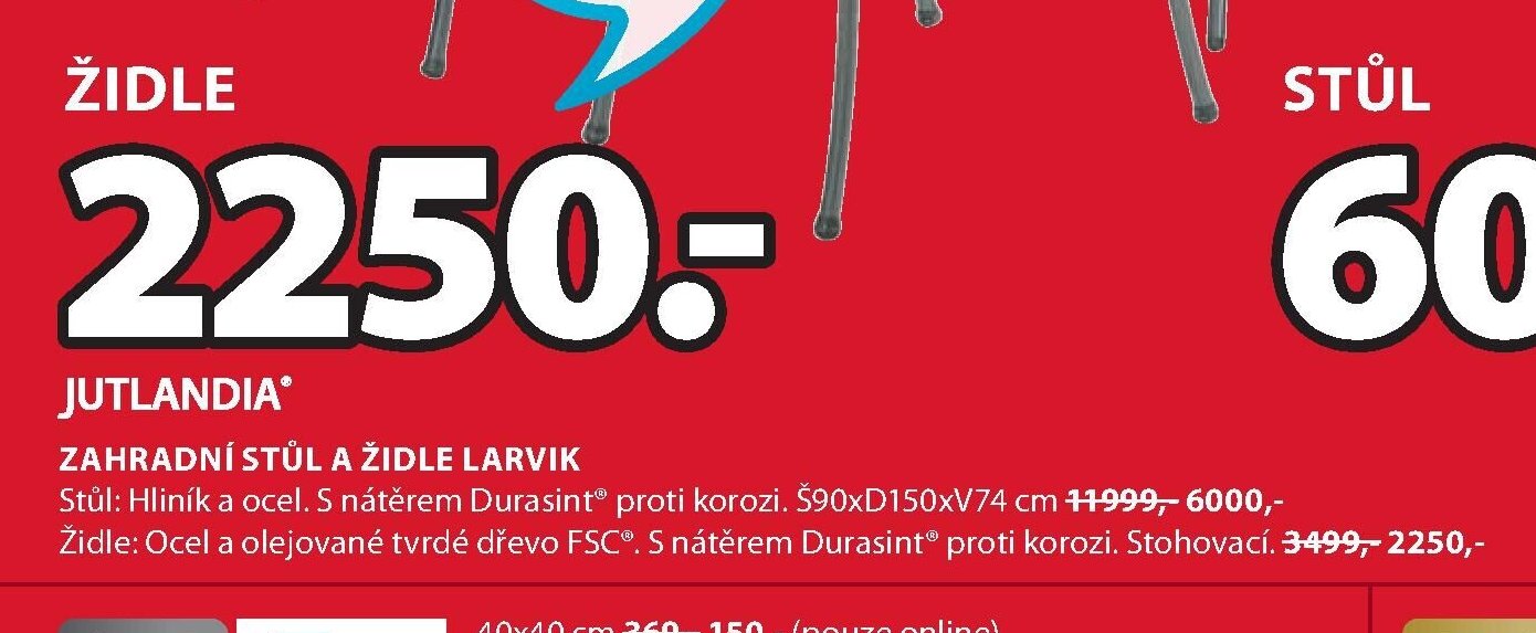 Židle LARVIK - Jysk akcniletaky.com