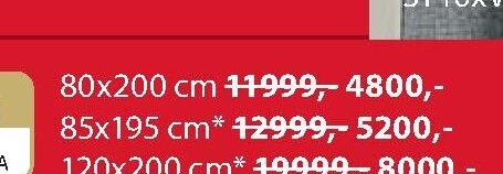 Pěnová matrace GOLD F30 80x200 cm - Jysk akcniletaky.com