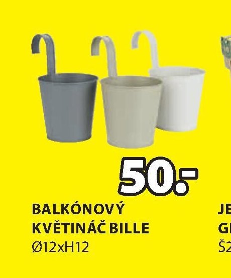 BALKÓNOVÝ KVĚTINÁČ BILLE - Jysk akcniletaky.com