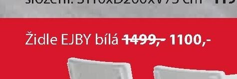 Židle EJBY bílá - Jysk akcniletaky.com
