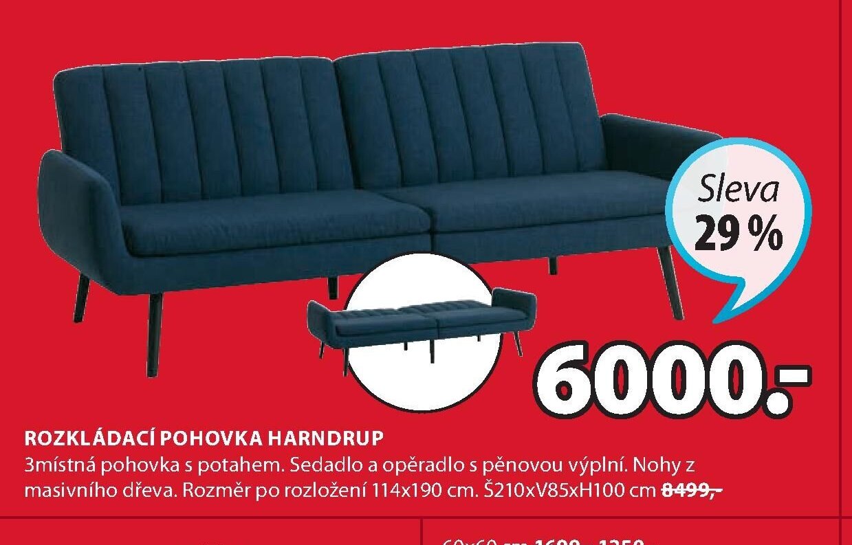 ROZKLÁDACÍ POHOVKA HARNDRUP - Jysk akcniletaky.com