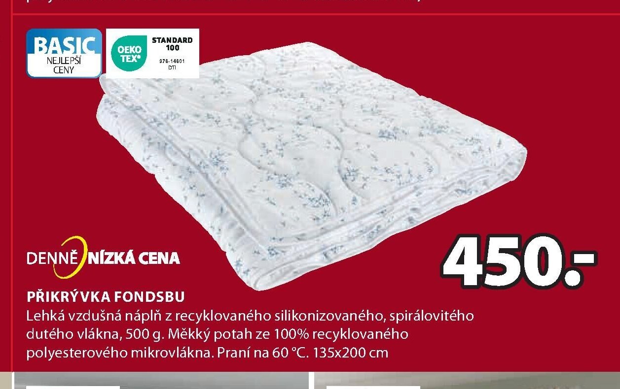 BASIC Přikrývka Fondsbu - Jysk akcniletaky.com