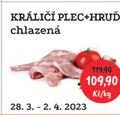 Králičí plec s hrudí