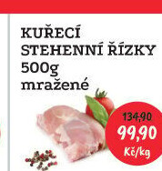 Kuřecí stehenní řízky mražené
