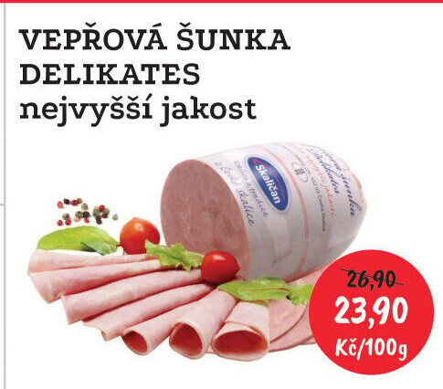 Šunka vepřová delikates nejvyšší jakost