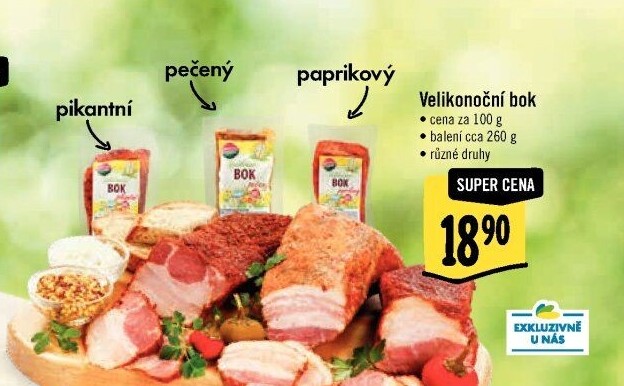 Bok velikonoční Příbramská uzenina