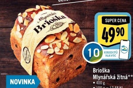 Brioška Mlynářská žitná Albert