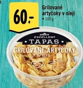Grilované artyčoky Tapas Albert Excellent