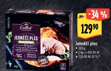 Jehněčí plec Sous vide Albert Excellent