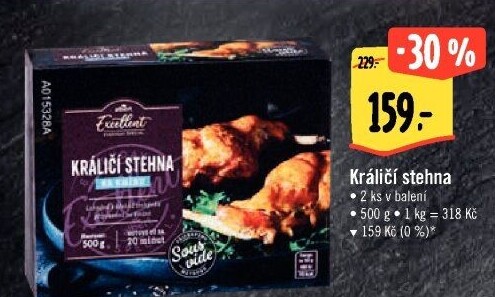 Králičí stehna Sous vide Albert Excellent
