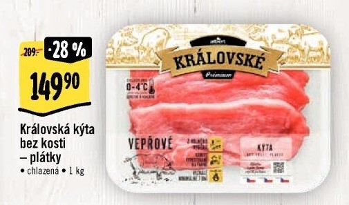 Královská vepřová kýta bez kosti Albert