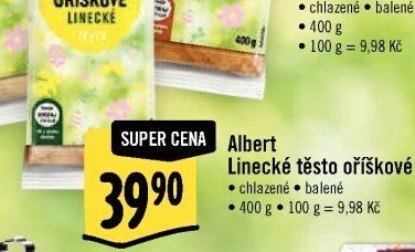 Linecké těsto Albert