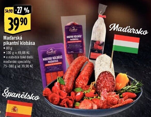 Maďarská klobása pikantní Albert Excellent